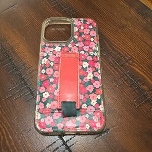 iPhone 13 Pro Max Wallis Vibrant Floral Phone Case with card holder